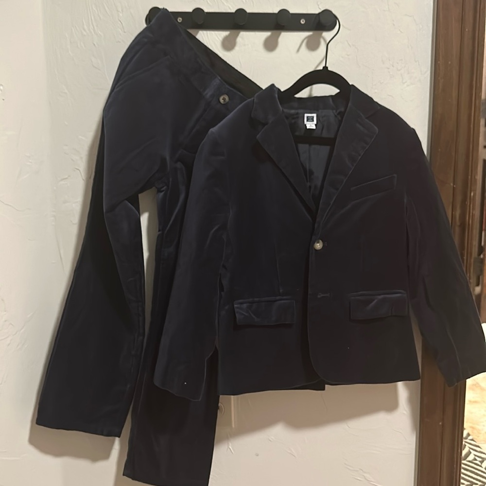 Janie and Jack Velvet Suit